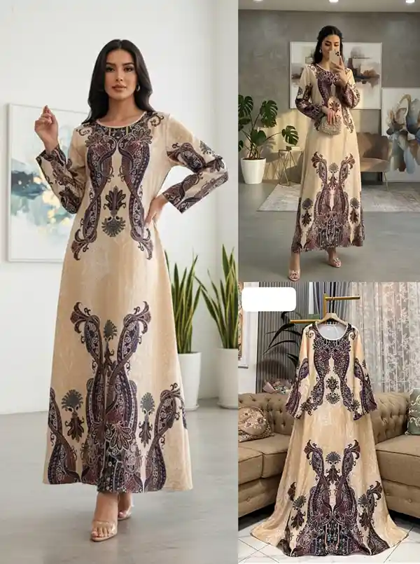 Grosir Gamis Motif Set Hijab_G 102 B