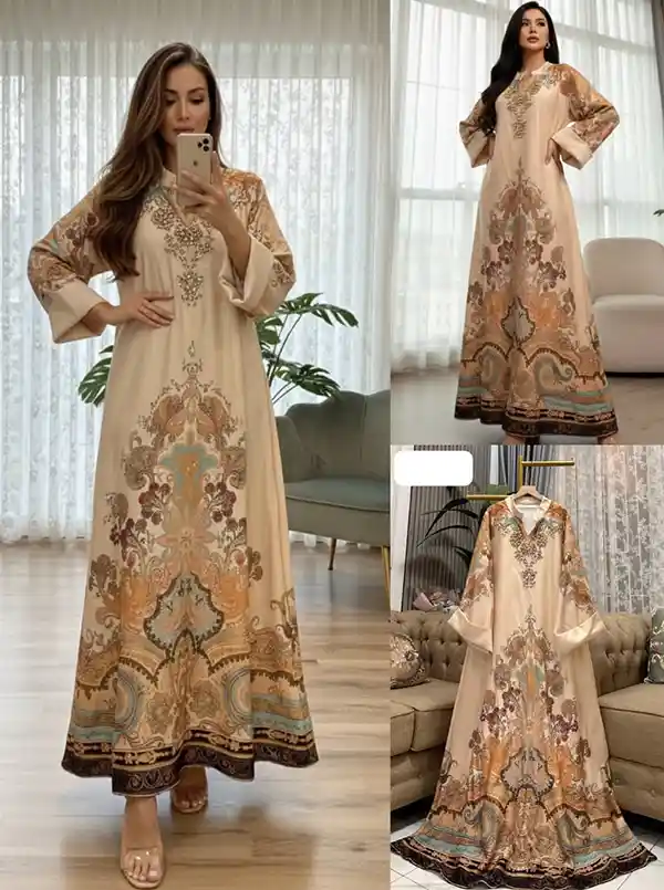 Grosir Gamis Motif Set Hijab_G 107 B