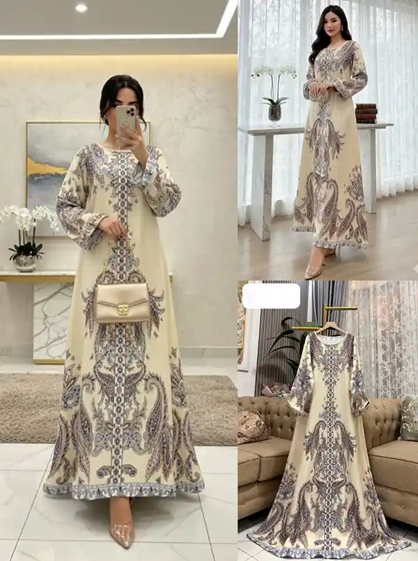 Grosir Gamis Motif Set Hijab_G 109