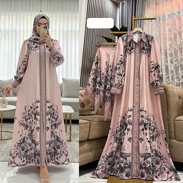 Grosir Gamis Set Hijab Persegi 2025_90.638